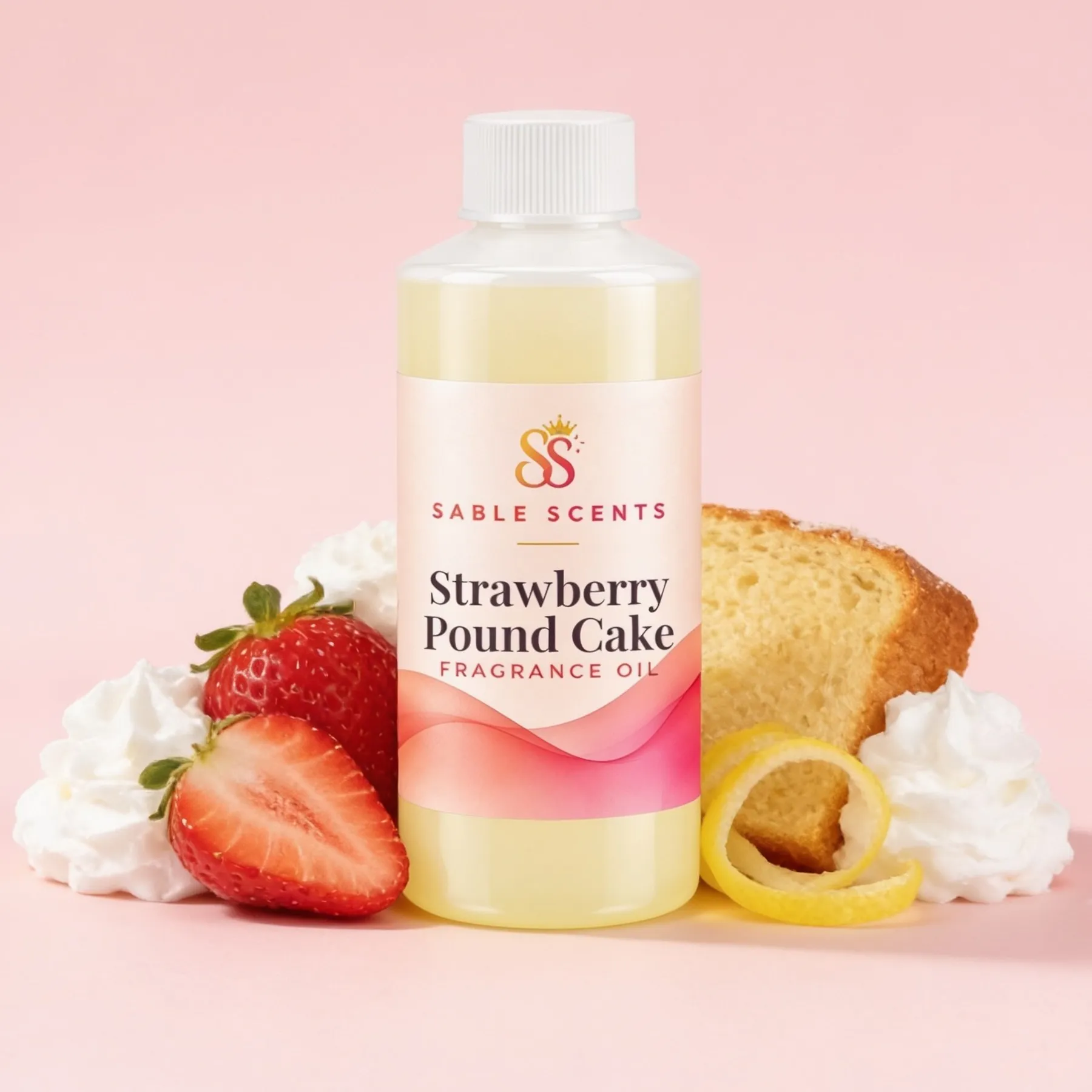 Strawberry Pound Cake